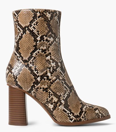 Botin EFECTO SERPIENTE de Mango